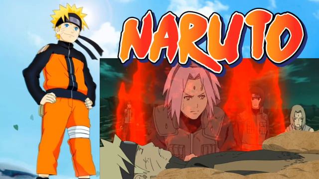 Аниме - Наруто | Хината видит как умирает Наруто смотреть онлайн