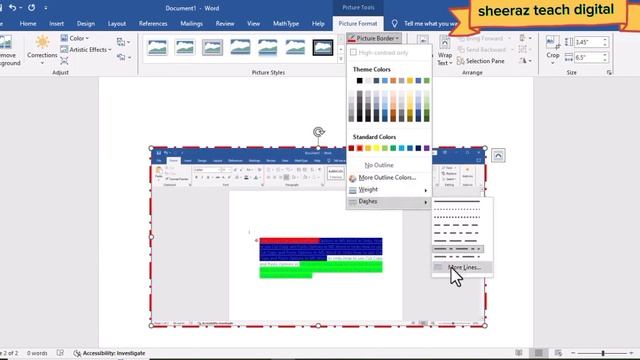 How to use Insert Image Border In Ms Word 2024 #lectures No 11#Add a border to a picture word 2017 смотреть онлайн