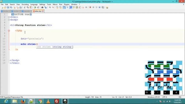 PHP 7 Get The Length of a String function #part4 смотреть онлайн