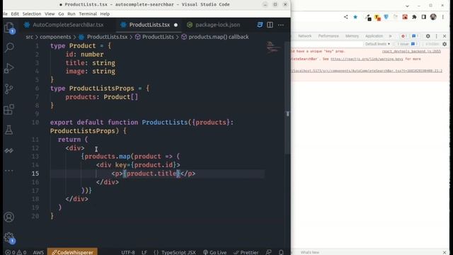Build an autocomplete search bar with react typescript and tailwind css смотреть онлайн