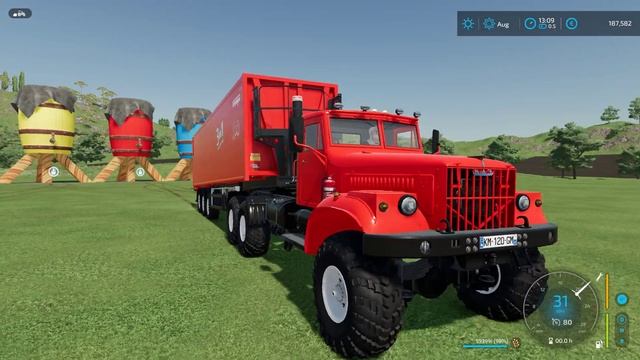TRANSORT OF COLORS ! WHEAT TRANSPORTING TO COLORED SELLING POINTS ! Farming Simulator 22 смотреть онлайн