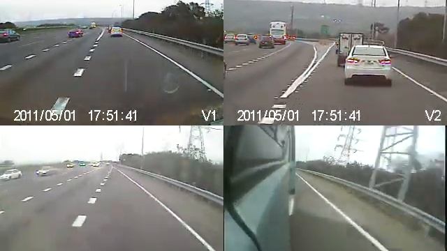 Несколько видеокамер в одном автомобиле. смотреть онлайн