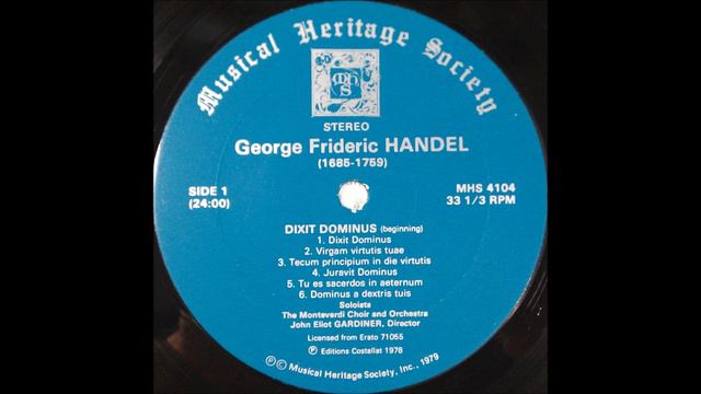 handel, Dixit Dominus , John Eliot Gardiner, side 1 смотреть онлайн