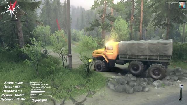 SpinTires / Урал 4320-41 смотреть онлайн