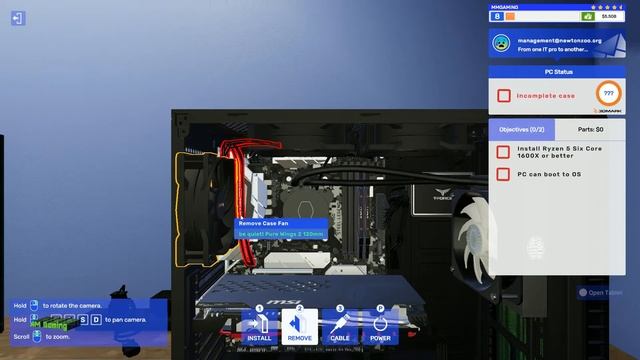 PC Building Simulator 2 | Installing new processor | Ryzen 5 1600x смотреть онлайн