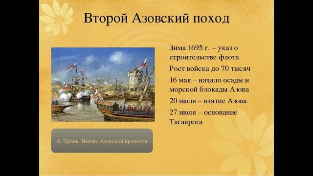 Второй азовский поход смотреть онлайн