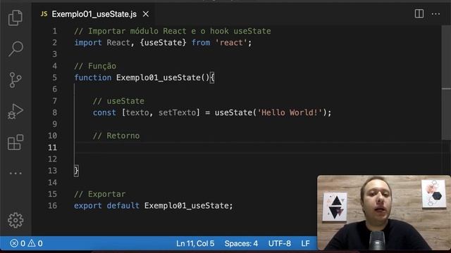 React Hooks 04 - Utilizando o useState смотреть онлайн