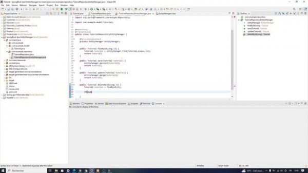 Spring Boot and EntityManager: Creating, Reading, Updating, and Deleting Entities