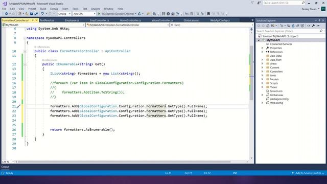Part 10 Media Type Formatters in ASP DOT NET Web API смотреть онлайн
