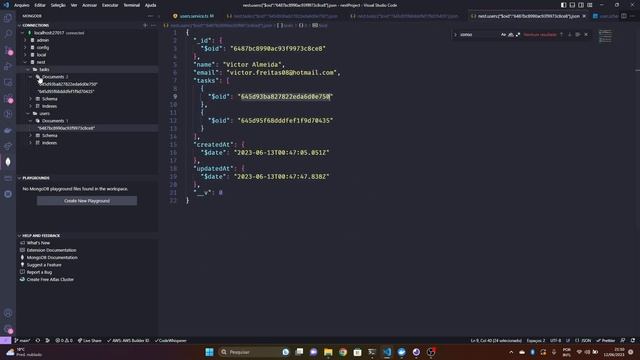 Criando uma API de Usuários e Relacionando Coleções no MongoDB com Node.js e Nest.js смотреть онлайн