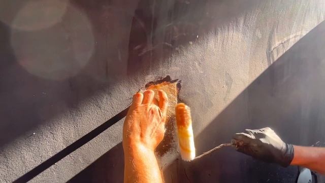 Рефит парусной яхты DarkStar. Заделывание лишних технологических отверстий в корпусе. смотреть онлайн