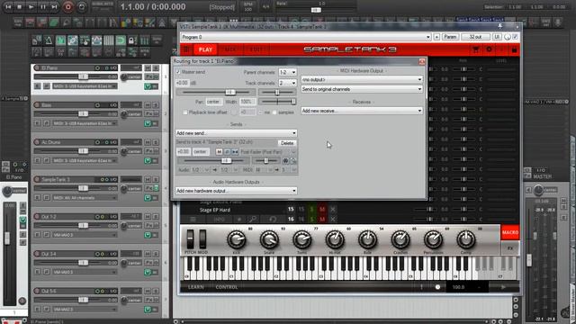 Reaper  - VSTi, Midi Track, And Template