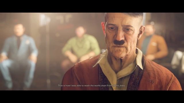 WOLFENSTEIN II - Saying the Wrong Lines to Hitler смотреть онлайн