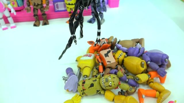 FNAF In Pieces Complete Set Of Five Night's At Freddy's Funko смотреть онлайн
