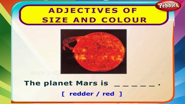 Adjectives of Size and Color | English Grammar Exercises For Kids | English Grammar For Children смотреть онлайн