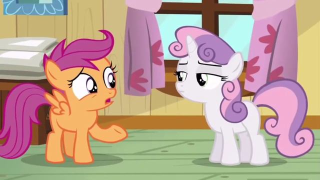 Scootaloo ~ What? Sweetie Belle ~ Not Helping! смотреть онлайн