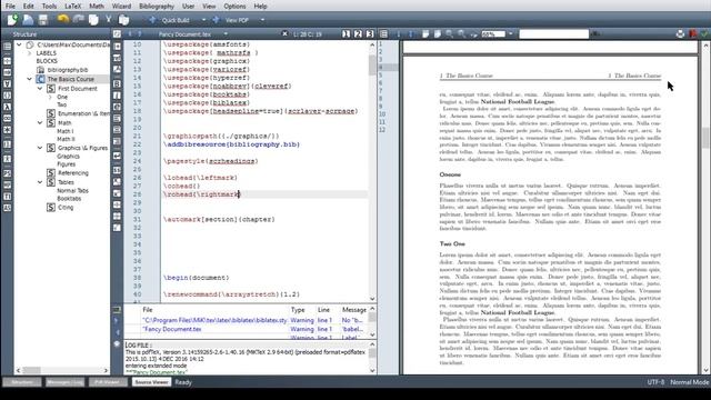 Document Classes, Headlines and Basic Text Formatting in Latex - Latex Beginners' Course #11 смотреть онлайн