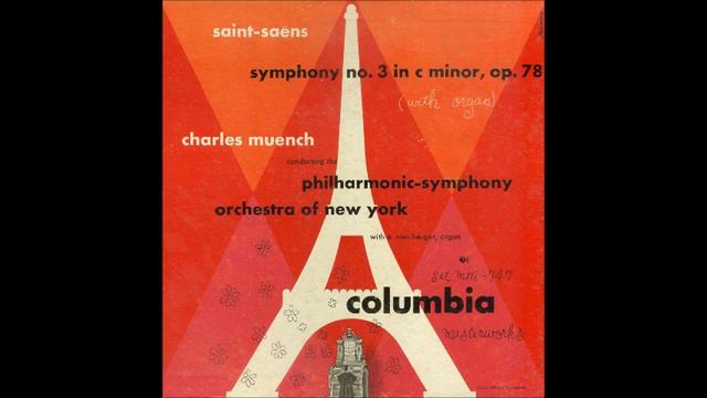 Saint-Saens Symphony No. 3 (Munch, 1947) смотреть онлайн