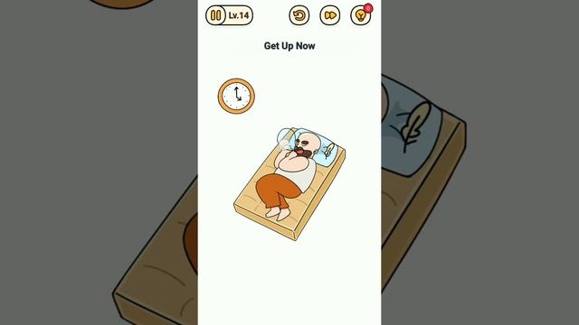 Brain Find April Fool's Day Level 14 Get up now. смотреть онлайн