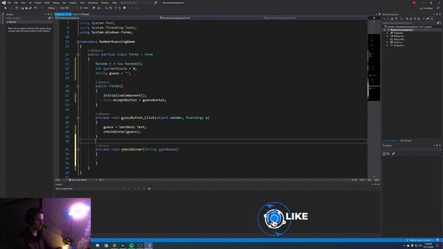 How to Make a Number Guessing Game in C# | Visual Studio 2019 смотреть онлайн