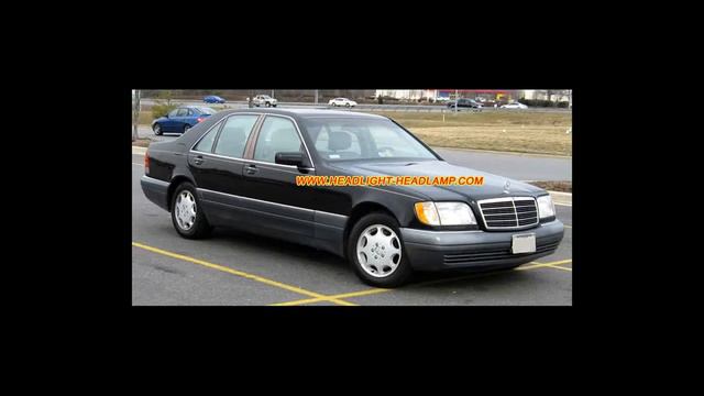 Mercedes-Benz w140 Headlight Plastic lens Cover Lenses Broken Replacement смотреть онлайн