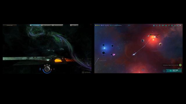 Endless Space 2 vs Master of Orion ship combat 4k 60fps with G sync GTX 1080 SLI PC смотреть онлайн