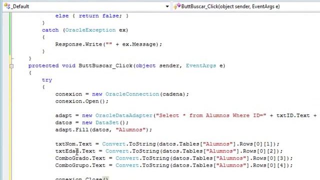 Agregar Registros en ASP .Net C# con Oracle Parte 4 смотреть онлайн