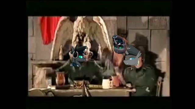 Хенде Хох в штабе Чейнджлингов... [HOI4 Equestria At War мем]