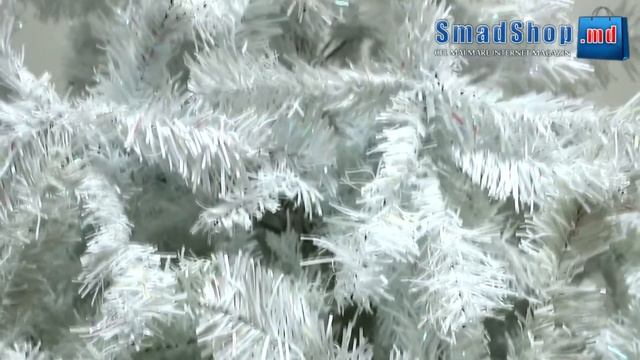 Новогодняя искусственная елка блестящая белая смотреть онлайн