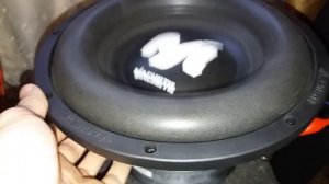 Разминка сабвуфера machete 10d2