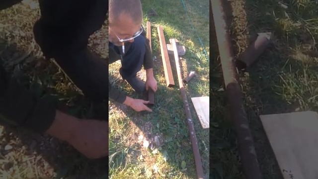 Откатные двухстворчатые ворота смотреть онлайн