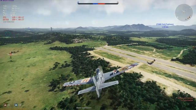 War Thunder Realistic Battles: P-51D (Redneck Edition) смотреть онлайн