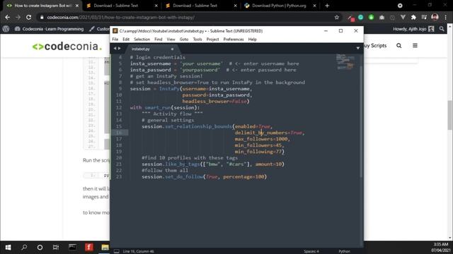 How to Make an Instagram Bot Python (InstaPy), How to Get Followers on Instagram (Not working Now) смотреть онлайн