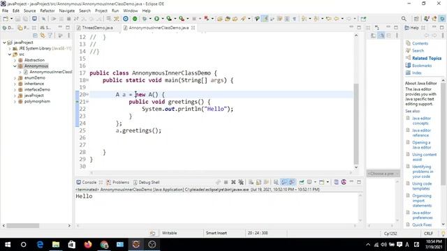 Java tutorial in Bangla 49 | Anonymous Class смотреть онлайн