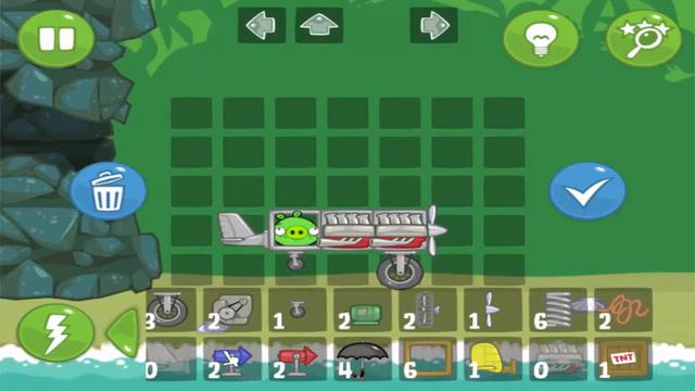 Детская ИГРА головоломка Bad Piggies – прохождение игры Плохие свинки [45] Серия смотреть онлайн