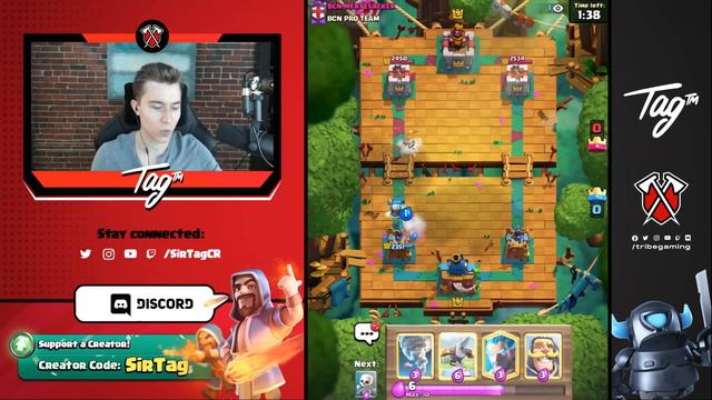 #1 MOST ANNOYING DECK! ICE WIZARD XBOW CYCLE — Clash Royale смотреть онлайн