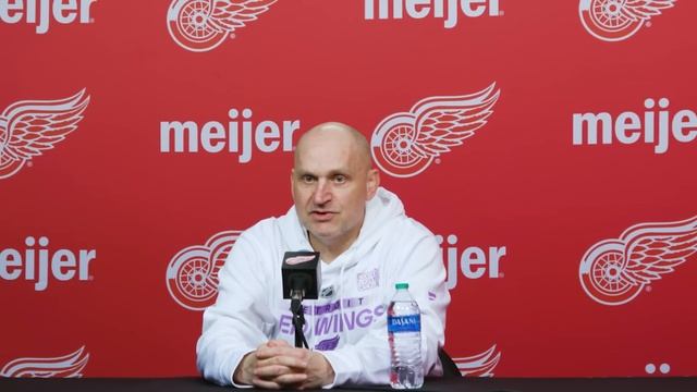 Mo Seider & Derek Lalonde Morning Skate Updates | Jan 25 vs PHI смотреть онлайн