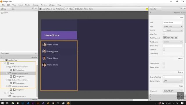 javafx ui sample смотреть онлайн