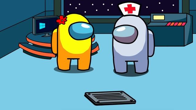 CUP SONG with NURSE GIRL FUNNY MOMENTS ( Among Us Animation ) смотреть онлайн