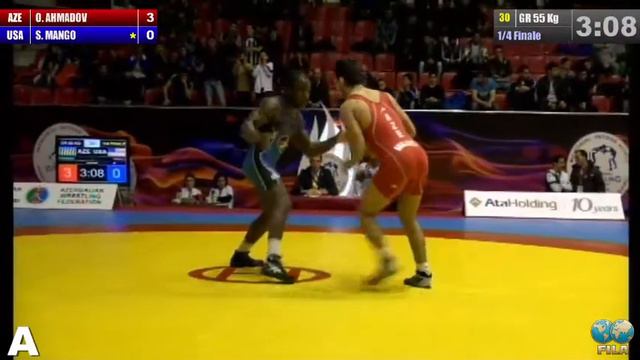 GGP2013 / AHMADOV Orkhan (AZE) - MANGO Spenser thomas (USA) - GR 55 kg 1/4 final match смотреть онлайн