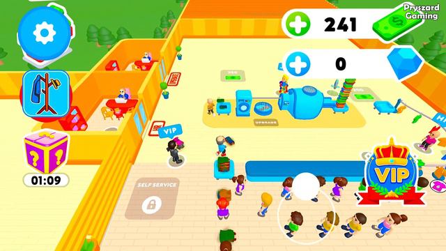 Laundry Rush Idle Game - Gameplay Walkthrough Part 1 Laundry Rush Manager Shop (iOS, Android) смотреть онлайн