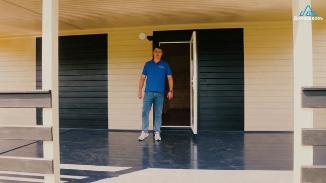 Обзорное видео каркасного дома по проекту "Бавария" от компании-застройщика "Домоведовъ" смотреть онлайн