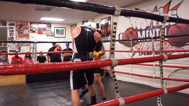 David Thomas trained by Frank Silva sparring смотреть онлайн