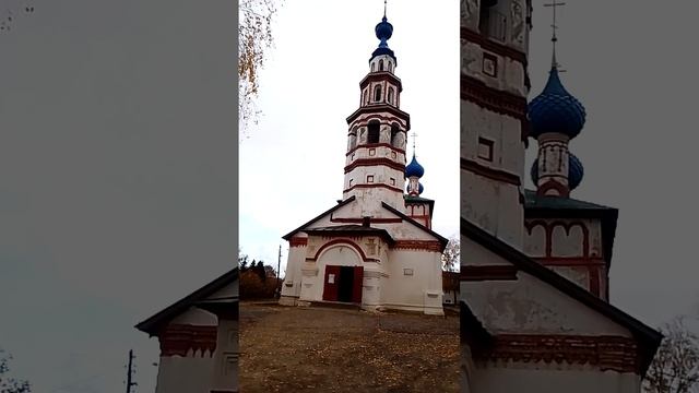 Корсунский храм в Угличе. Год основания 1730. #храм #церковь смотреть онлайн