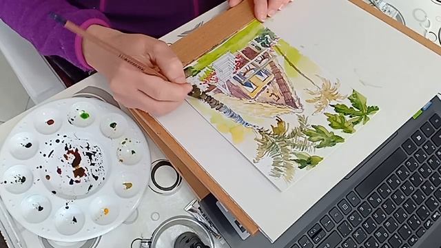 РИСУЮ АКВАРЕЛЬЮ. ДИЗАЙН ЧЕЛОВЕКА | ЖИЗНЬ ПО ВНУТРЕННЕМУ АВТОРИТЕТУ смотреть онлайн