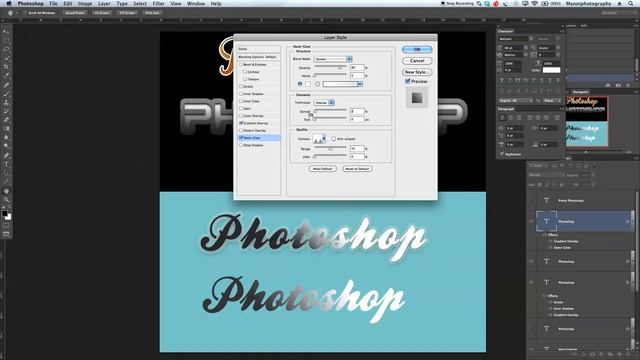 Photoshop Font Layer Styles - Part 2 смотреть онлайн