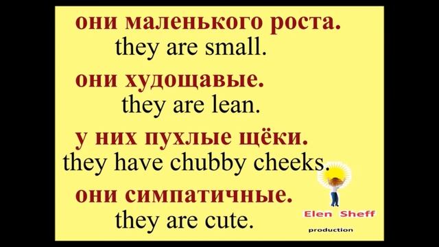 № 736 Русский для начинающих: как описать человека + части тела. смотреть онлайн