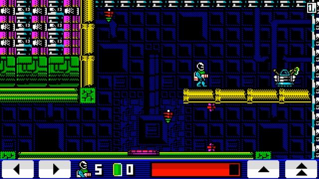 Jetpack Jaxx - ZX Spectrum looking game смотреть онлайн