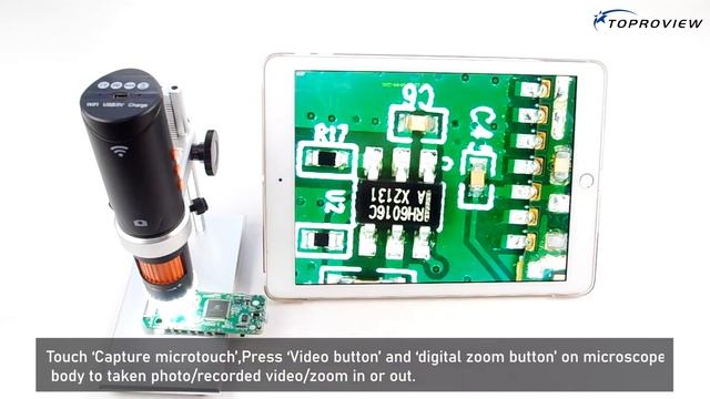 USB WIFI Digital Microscope FCC Portable Microscope For Iphone смотреть онлайн
