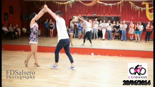 Bachata Lesson by Luis García Rodríguez y Elena Bernal Gil 2015 06 28 смотреть онлайн